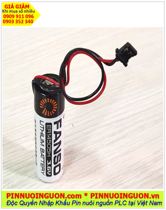 FANSO ER1450H (Zắc DF1.35), Pin nuôi nguồn PLC FANSO ER14505H lithium 3.6v AA2700mAh chính hãng